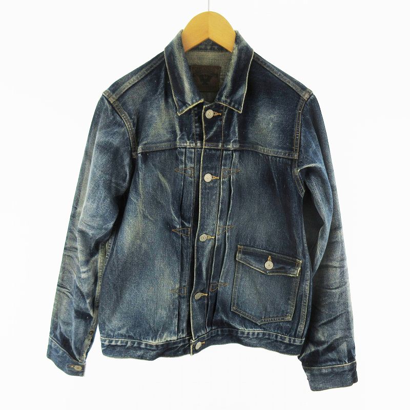 【中古】ジェラード JELADO 34 Novel Classic Jacket Vintage Finish ノーベルクラシック 加工 デニムジャケット Gジャン インディゴ ブルー 日本製 メンズ 【ベクトル 古着】 260404|ブランド古着ベクトルプレミアム店