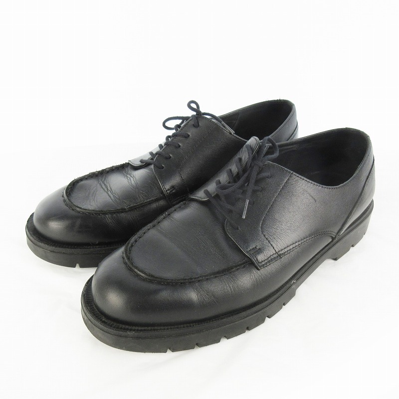 【中古】KLEMAN Padre クレマン パドレ 43 約28ｃｍ チロリアンシューズ レザー 革靴 黒 ブラック メンズ 【ベクトル 古着】 260417
