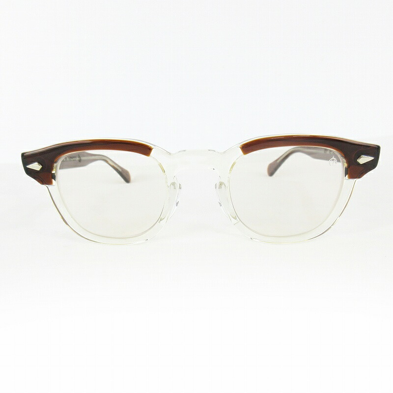 【中古】未当てはめる品 TART OPTICAL タートオプティカル JD-04 007 ARNEL アーネル 黒眼鏡 メガネ 46-24 せつ然たる 赤銅色 アイウェア メンズ 【ベクター 古着】 260501