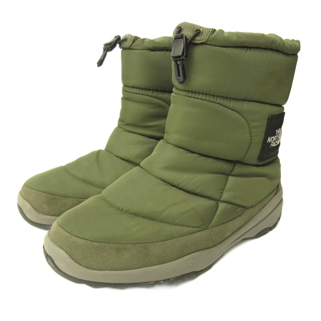 【中古】ザノースフェイス THE NORTH FACE ヌプシブーティー 遊撃手 スノーブーツ シューズ プリマ屋根裏部屋 28.0珊 カーキ NF51784 0418 レディース 【ベクター 古着】 260418