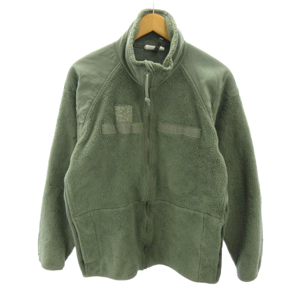 【中古】US ARMY ECWCS GEN3 レベル3 POLARTEC フリースジャケット ブルゾン ジップアップ ミリタリー PECKHAM社製 M-R オリーブ 0511 メンズ 【ベクトル 古着】 260511｜ブランド古着ベクトルプレミアム店