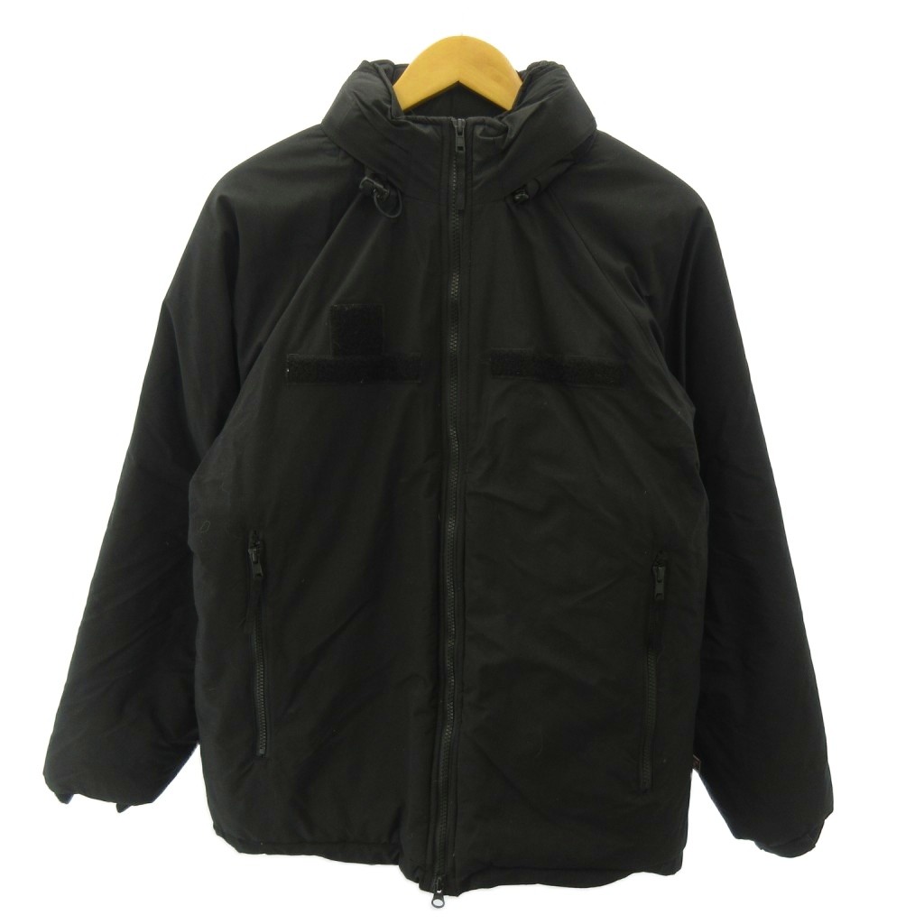 【中古】B.A.F製 民生品 US ARMY ECWCS GEN3 Level7 ミリタリー 中綿上衣 上衣 ボンネット プリマ屋根裏部屋 S-R 黒 黒いこと 0611 メンズ 【ベクター 古着】 260611