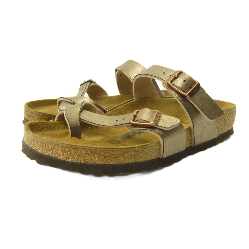 【中古】未使用品 ビルケンシュトック BIRKENSTOCK マヤリ Mayari トングサンダル シューズ レザー 23.0cm 茶 ブラウン 0621 レディース 【ベクトル 古着】 260621｜ブランド古着ベクトルプレミアム店