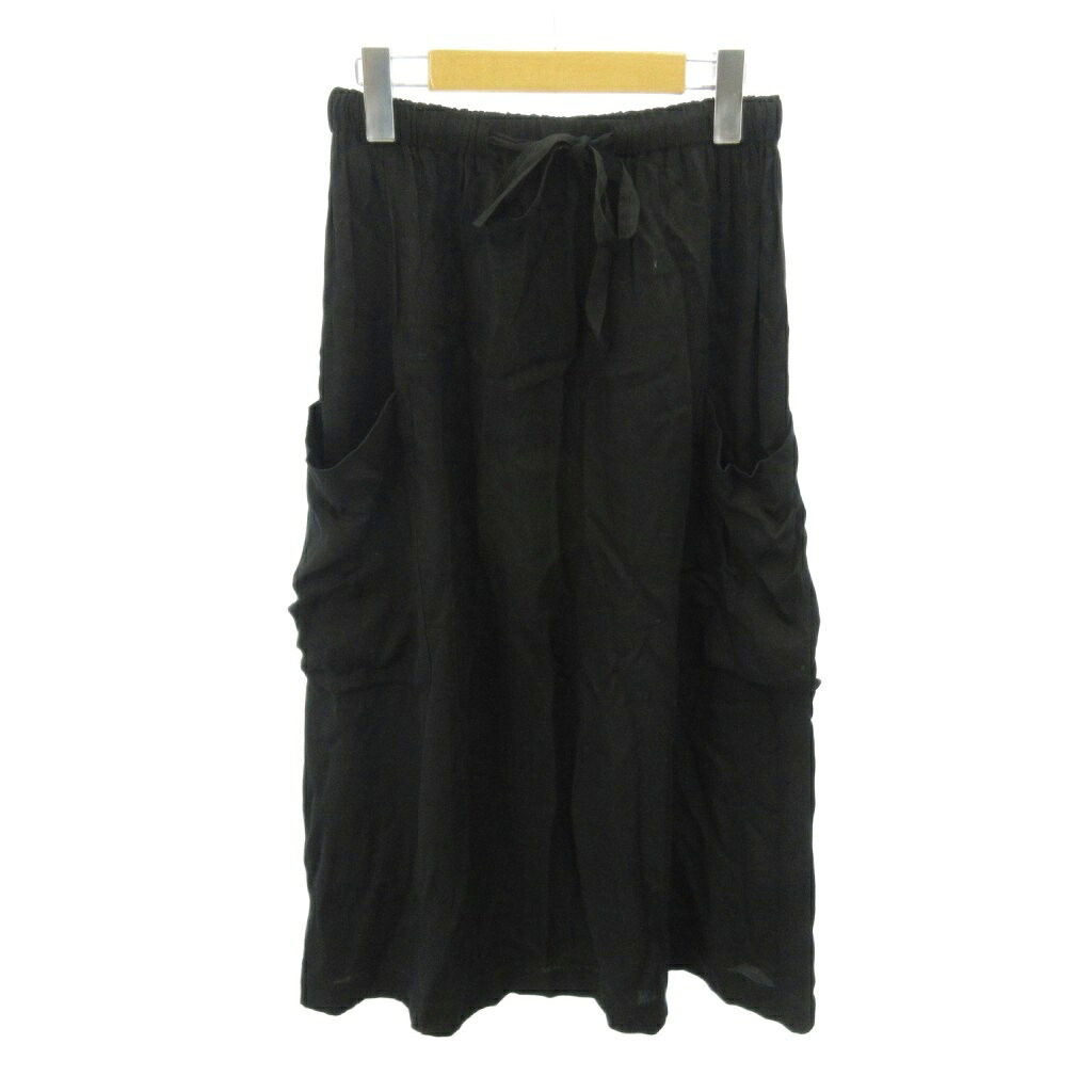 【中古】コムデギャルソン COMME des GARCONS ローブドシャンブル 美品 AD1995 ロングスカート 製品染め レーヨン 黒 ブラック 0621 レディース 【ベクトル 古着】 260625|ブランド古着ベクトルプレミアム店