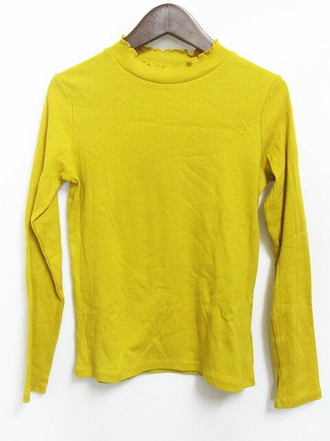 楽天市場 中古 ユニクロ Uniqlo 長袖 リブ カットソー ボトルネック マスタード 150 キッズ ベクトル 古着 ブランド古着ベクトルプレミアム店