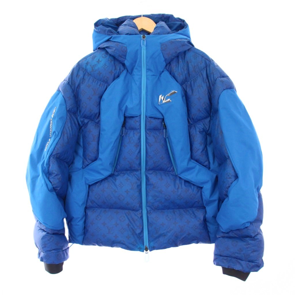 【中古】ルイヴィトン LOUIS VUITTON ヒートリアクティブパファ モノグラム 落ちこむ上衣 48 青 RM221M I64 HMB23E 2054 /KH メンズ 【ベクター 古着】 251224