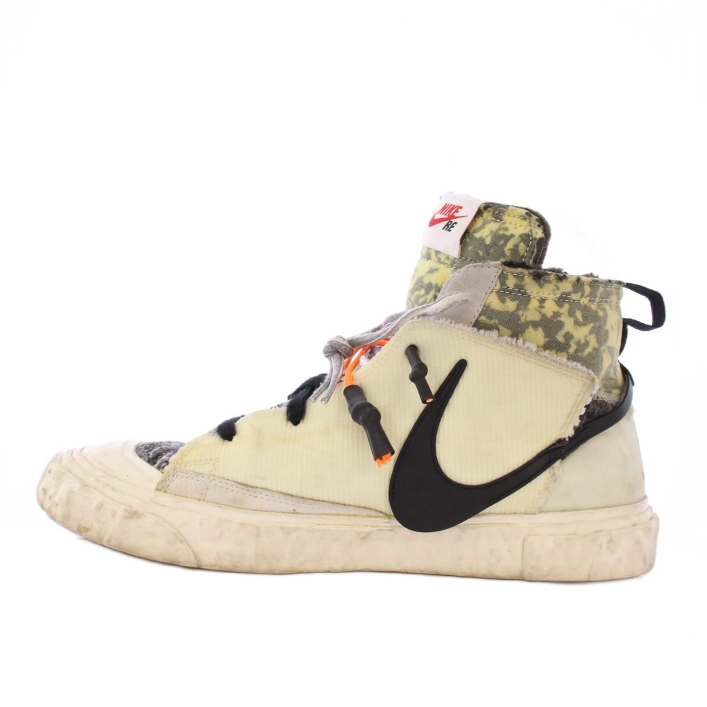 【中古】ナイキ NIKE READYMADE BLAZER MID ブレーザー ミッド スニーカー US9.5 白 CZ3589-100 /KH メンズ 【ベクター 古着】 251230