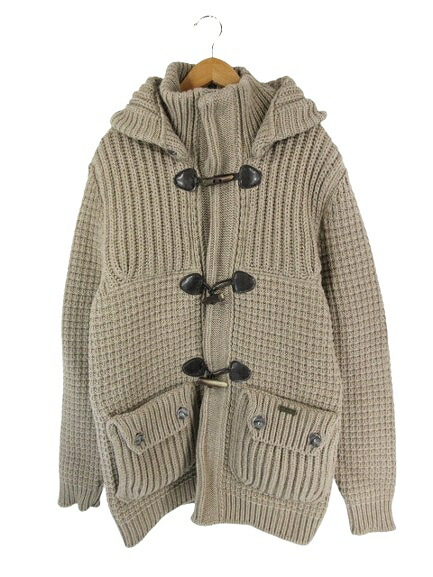 楽天市場】BARK バーク ニットダッフルコート ブラック XS 【中古