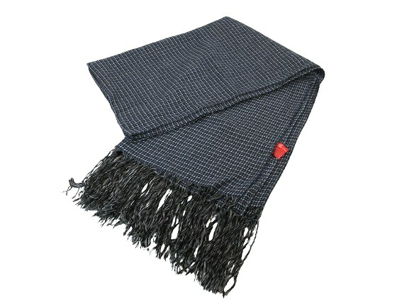 ステファノビジ　STEFANOBIGI イタリア製　シルク　ネイビー　ストール 楽天市場】【中古】ステファノ ビジ stefano bigi ドット プリント