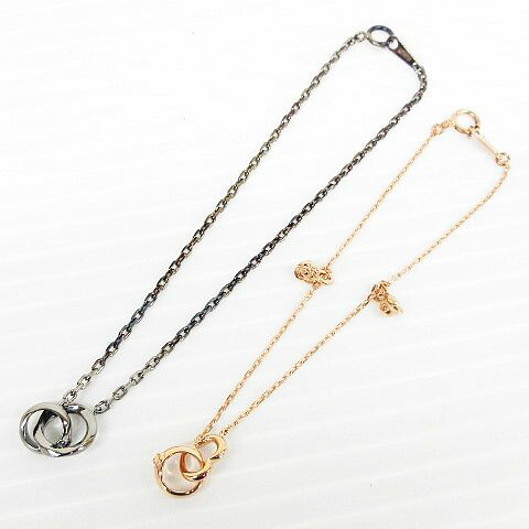 中古 ザ キッス The Kiss ディズニーコレクション Disney Collection 美女と野獣 ペアブレスレット アクセサリー Sv925 ピンク ブラック その他 ベクトル 古着 0304 ベクトルプレミアム店 Factor100 Co Il