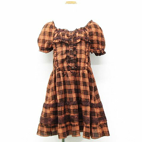 楽天市場 中古 アクシーズファム Axes Femme ワンピース チュニック パフスリーブ ひざ丈 チェック柄 フリル レース ボタン装飾 茶系 M レディース ベクトル 古着 0326 ベクトルプレミアム店 ブランド古着ベクトルプレミアム店 楽天市場 中古 アクシーズファム Axes Femme ワンピース チュニック パフスリーブ ひざ丈 チェック柄 フリル レース ボタン装飾 茶系 M レディース ベクトル 古着 0326 ベクトルプレミアム店 ブランド古着ベクトルプレミアム店