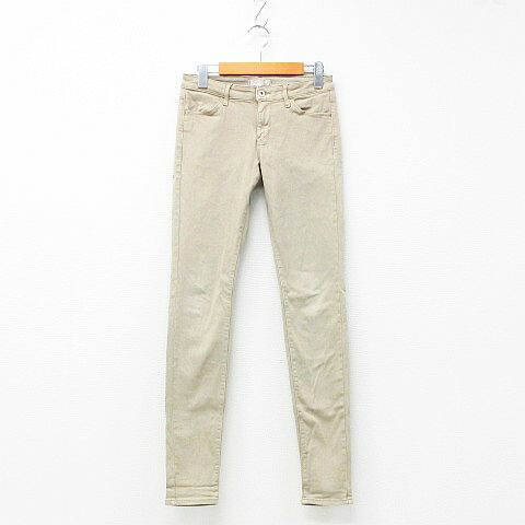 楽天市場 中古 ユニクロ Uniqlo パンツ ボトムス ロング丈 スキニー ストレッチ コットン ライトベージュ 25 レディース ベクトル 古着 0708 ベクトルプレミアム店 ブランド古着ベクトルプレミアム店