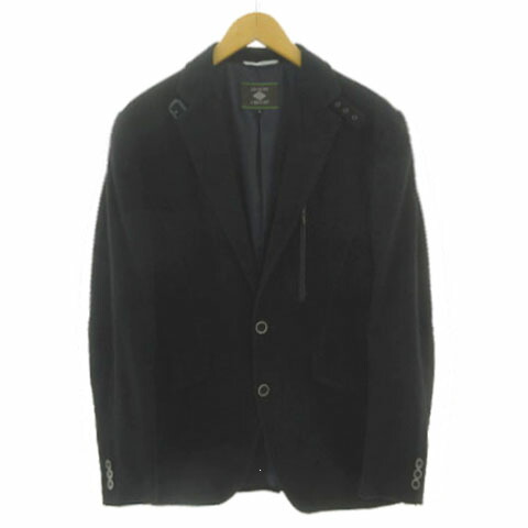 【中古】ジョセフアブード JOSEPH ABBOUD ジャケット ベロア調 テーラードカラー シングル 2B ブラック 黒 M メンズ 【ベクトル 古着】 251219