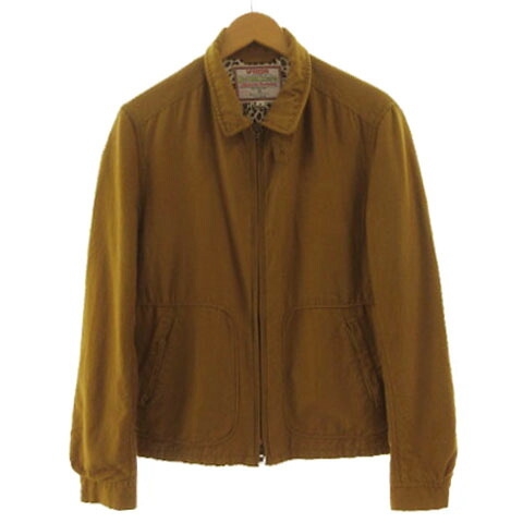 【中古】マックレガー マクレガー McGREGOR?BEAUTY&YOUTH スコテッシュドリズラージャケット SCOTTISH DRIZZLER JACKET 113113251 ダブルジップ 日本製 コットン混 ブラウン 茶 M メンズ 【ベクトル 古着】 251217