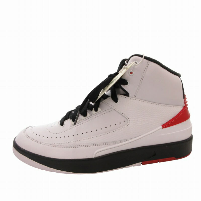 【中古】未当てはめる品 ナイキ NIKE 下げ札付き添い人 AIR JORDAN 2 RETRO スニーカー シューズ 27糎  白いこと バーシティーレッド 黒いこと DX2454-106 /FF8 0830 ■GY20 ●TZ メンズ 【ベクター 古着】 240830