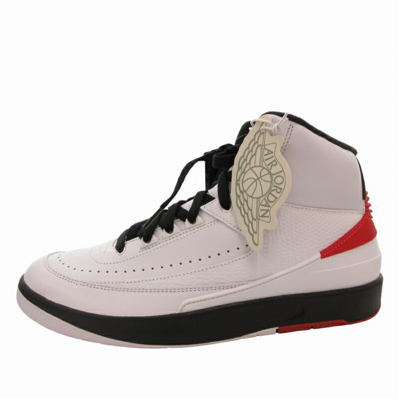 【中古】未当てはめる品 ナイキ NIKE 下げ札付き添い人 AIR JORDAN 2 RETRO スニーカー シューズ 27糎  白いこと バーシティーレッド 黒いこと DX2454-106 /FF6 0830 ■GY20 ●TZ メンズ 【ベクター 古着】 240830