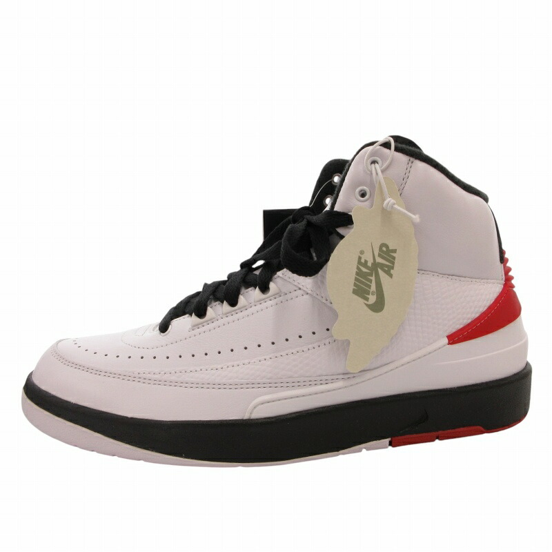 【中古】未当てはめる品 ナイキ NIKE 下げ札付き添い人 AIR JORDAN 2 RETRO スニーカー シューズ 27糎  白いこと バーシティーレッド 黒いこと DX2454-106 /FF7 0830 ■GY20 ●TZ メンズ 【ベクター 古着】 240830