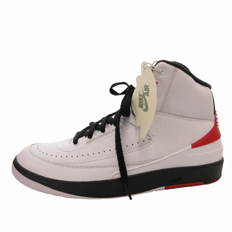 【中古】未当てはめる品 ナイキ NIKE 下げ札付き添い人 AIR JORDAN 2 RETRO スニーカー シューズ 27糎  白いこと バーシティーレッド 黒いこと DX2454-106 /FF11 0830 ■GY20 ●TZ メンズ 【ベクター 古着】 240830