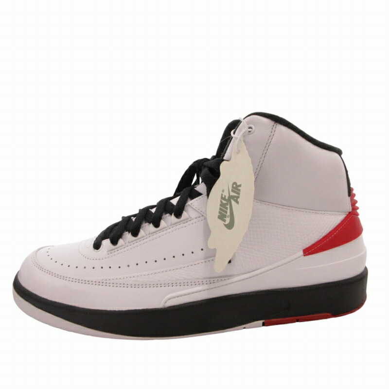 【中古】未当てはめる品 ナイキ NIKE 下げ札付き添い人 AIR JORDAN 2 RETRO スニーカー シューズ 28糎  白いこと バーシティーレッド 黒いこと DX2454-106 /FF3 0830 ■GY20 ●TZ メンズ 【ベクター 古着】 240907