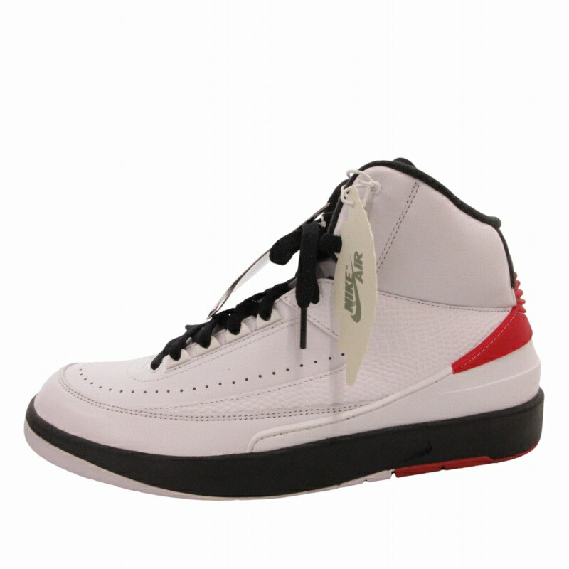 【中古】未当てはめる品 ナイキ NIKE 下げ札付き添い人 AIR JORDAN 2 RETRO スニーカー シューズ 28糎  白いこと バーシティーレッド 黒いこと DX2454-106 /FF6 0830 ■GY20 ●TZ メンズ 【ベクター 古着】 240830