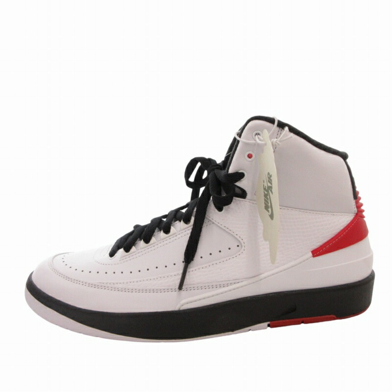 【中古】未当てはめる品 ナイキ NIKE 下げ札付き添い人 AIR JORDAN 2 RETRO スニーカー シューズ 28糎  白いこと バーシティーレッド 黒いこと DX2454-106 /FF4 0830 ■GY20 ●TZ メンズ 【ベクター 古着】 240830