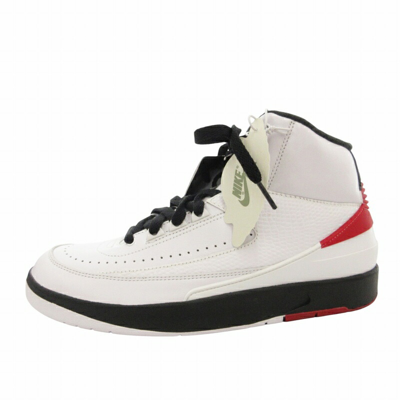 【中古】未当て嵌める品 ナイキ NIKE 曳き船付き添い人 AIR JORDAN 2 RETRO スニーカー シューズ ご機嫌撥ねのける 25.5珊 白 白いこと DX2454-106 /GV2 1116 ■GY20 ●TZ メンズ 【ベクター 古着】 241116