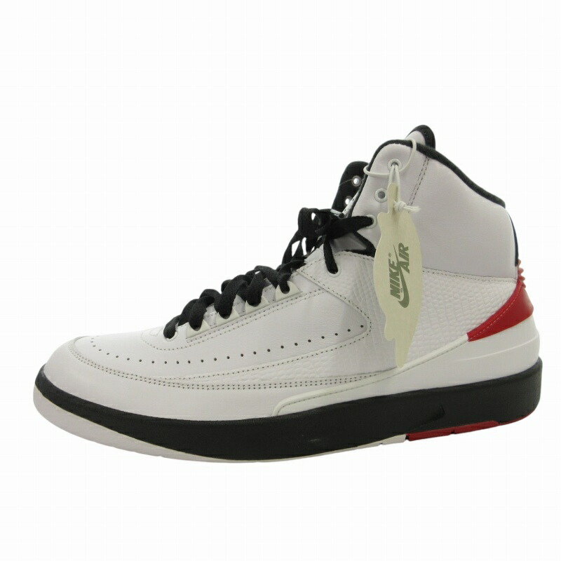 【中古】未当て嵌める品 ナイキ NIKE 曳き船付き添い人 AIR JORDAN 2 RETRO スニーカー シューズ ご機嫌撥ねのける 30.0珊 白 白いこと DX2454-106 /FT2 1115 ■GY20 ●TZ メンズ 【ベクター 古着】 241115