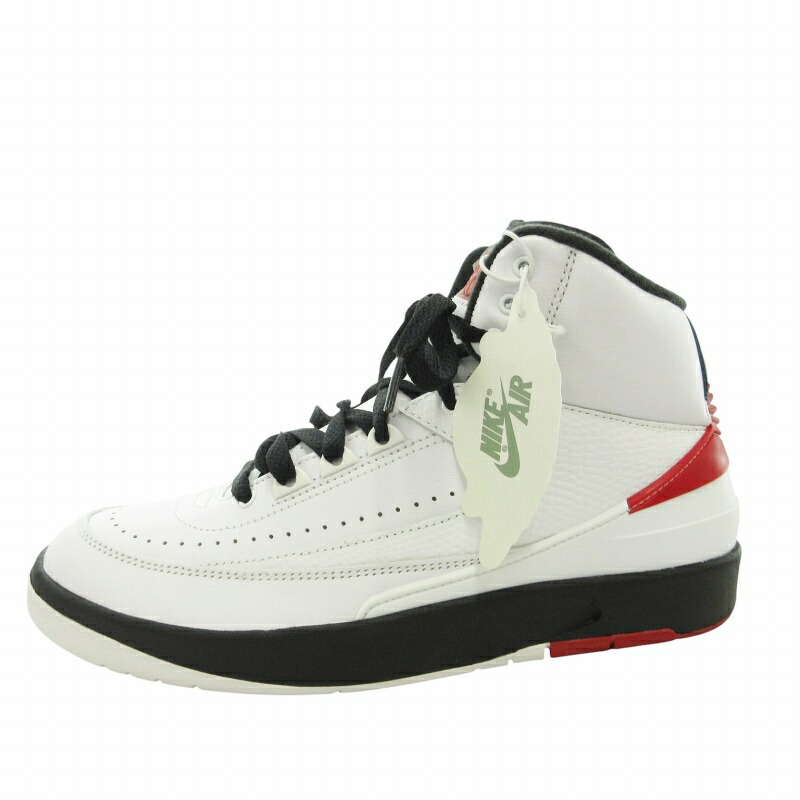 【中古】未当て嵌める品 ナイキ NIKE 曳き船付き添い人 AIR JORDAN 2 RETRO スニーカー シューズ ご機嫌撥ねのける 25.5珊 白 白いこと DX2454-106 /GV3 1116 ■GY20 ●TZ メンズ 【ベクター 古着】 241116