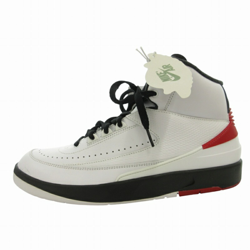 【中古】未当て嵌める品 ナイキ NIKE 曳き船付き添い人 AIR JORDAN 2 RETRO スニーカー シューズ ご機嫌撥ねのける 27.5珊 白 白いこと DX2454-106 /FT2 1115 ■GY20 ●TZ メンズ 【ベクター 古着】 241115
