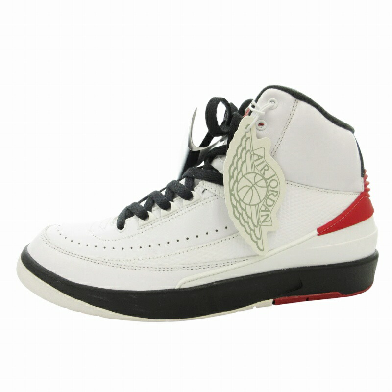 【中古】未当て嵌める品 ナイキ NIKE 曳き船付き添い人 AIR JORDAN 2 RETRO スニーカー シューズ ご機嫌撥ねのける 27珊 白 白いこと DX2454-106 /GV2 1116 ■GY20 ●TZ メンズ 【ベクター 古着】 241116