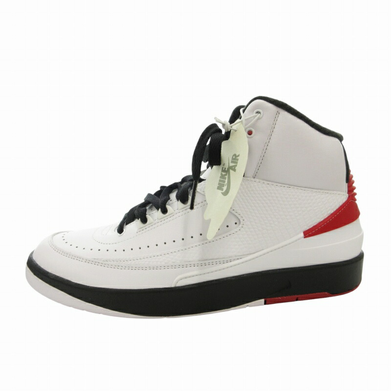 【中古】未当て嵌める品 ナイキ NIKE 曳き船付き添い人 AIR JORDAN 2 RETRO スニーカー シューズ ご機嫌撥ねのける 26.5珊 白 白いこと DX2454-106 /GV2 1116 ■GY20 ●TZ メンズ 【ベクター 古着】 241116