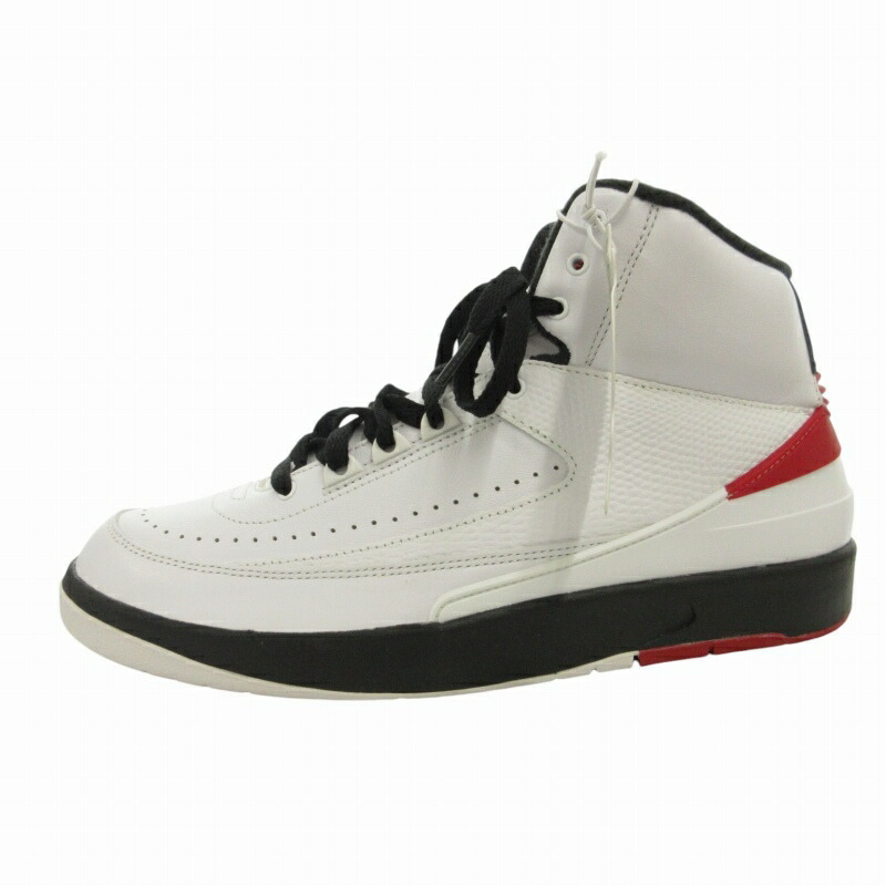 【中古】未当て嵌める品 ナイキ NIKE 曳き船付き添い人 AIR JORDAN 2 RETRO スニーカー シューズ ご機嫌撥ねのける 27.5珊 白 白いこと DX2454-106 /FT4 1115 ■GY20 ●TZ メンズ 【ベクター 古着】 241115