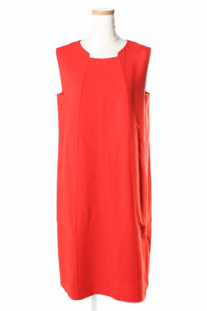 中古 フォクシー Foxey 一無事 ひざ丈 否袖 ストレッチ体操 38 紅ミカン Ako0528 レディース ベクタ 古着 中古 フォクシー Foxey ワンピース ひざ丈 ノースリーブ ストレッチ 38 オレンジ Ako0528 レディース ベクトル 古着