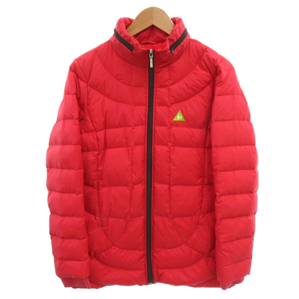 【中古】ルコックスポルティフ le coq sportif ダウンジャケット L ピンク スタンドカラー /NL ■ECF001 レディース 【ベクトル 古着】 260318