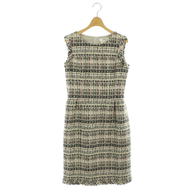 楽天市場】【ルネ】Rene 21年 TISSUE ツイードノースリーブ ハーフ