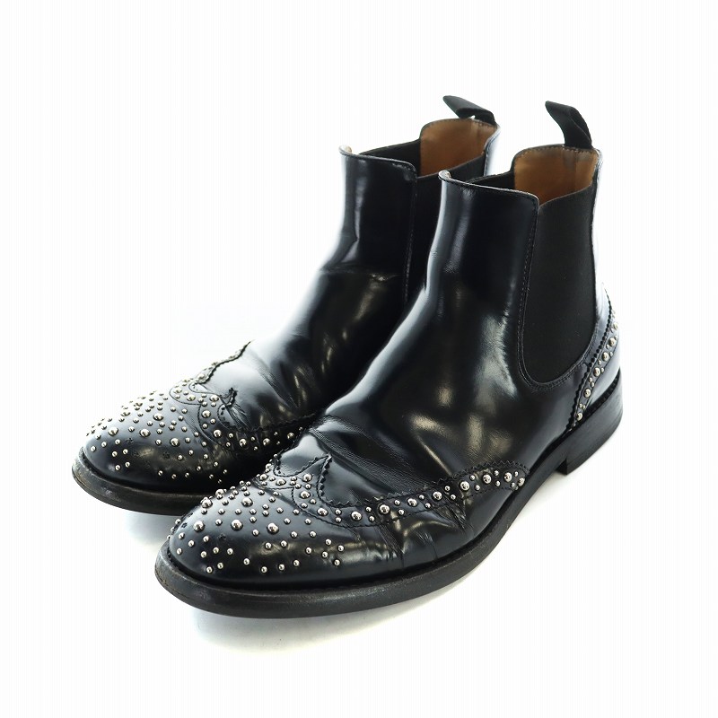 church'sスタッズ付きブラックサイドゴアブーツ 35.5 2025年最新】Church's（チャーチ）サイドゴアブーツの人気アイテム