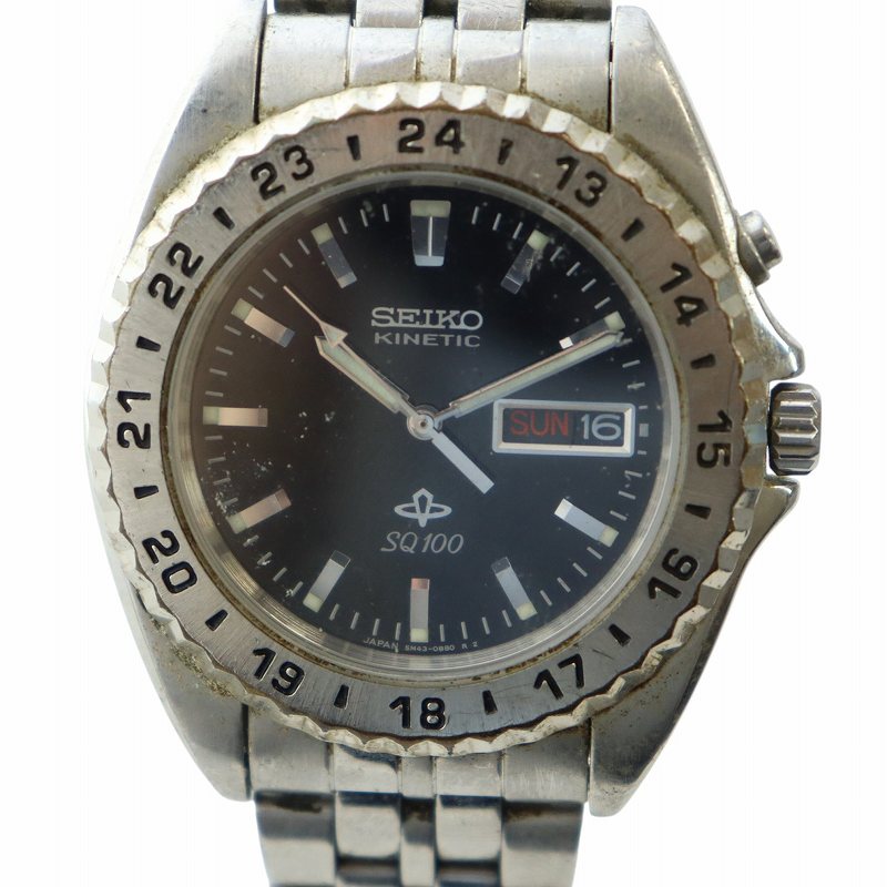 SEIKO セイコー キネティック オートリレー ネイビー 腕時計 メンズ 楽天市場】セイコー 5J21-0A10 キネティック オートリレー 100m