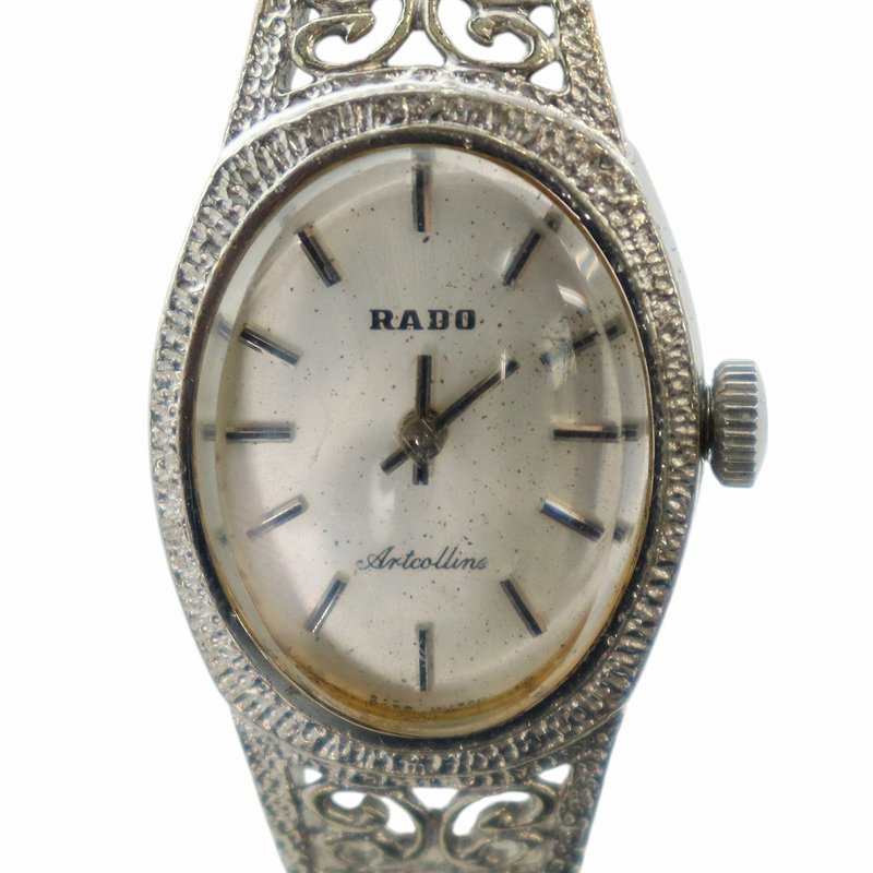RADO Elegante ラドー レディース腕時計 ジャンク シルバー RADO ラドー シルバー 手巻き レディース 腕時計 ヴィンテージ