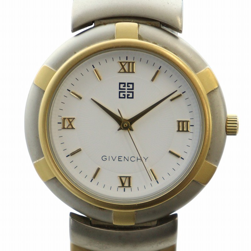GIVENCHY ジバンシー バングルウォッチ スクエア 2針 腕時計 クォーツ