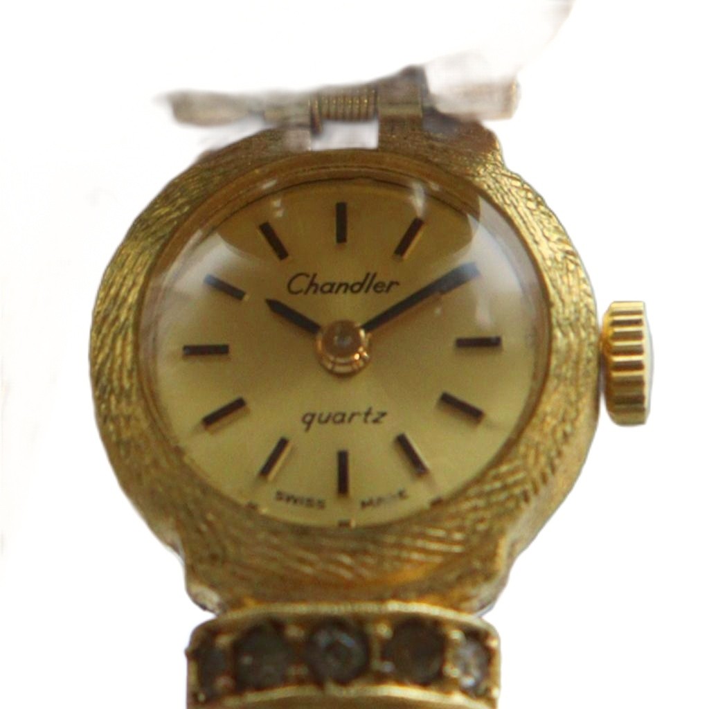 再値下げ!ヴィンテージ Chandler チャンドラーバングルウォッチ稼働品 再値下げ!ヴィンテージ Chandler チャンドラーバングルウォッチ