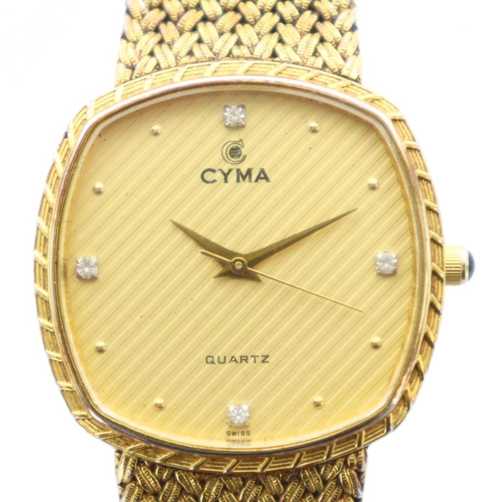 ★美品 CYMA シーマ 腕時計 604X クォーツ 4PD ゴールド スイス製 ☆美品 CYMA シーマ 腕時計 604X クォーツ 4PD ゴールド スイス