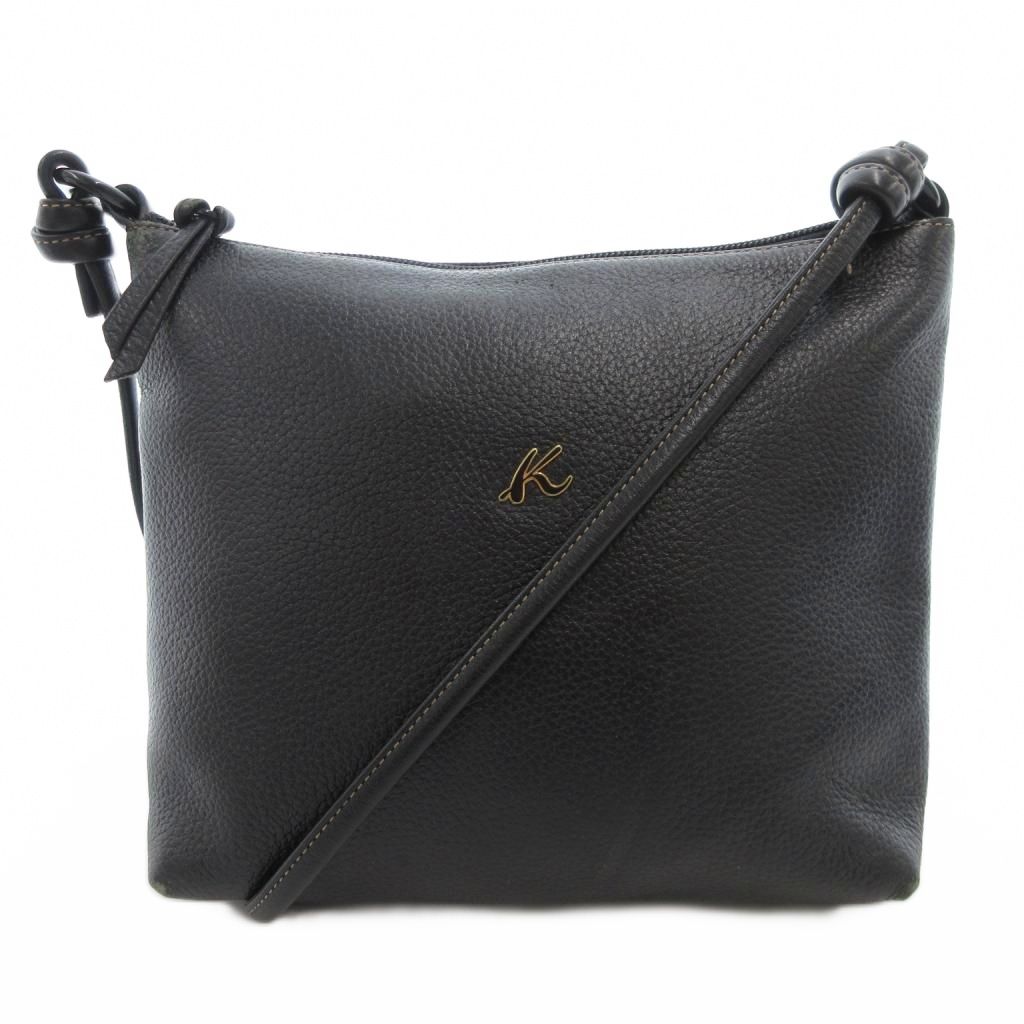 【美品】キタムラ　ショルダーバッグ　ロゴマーク　ラウンドステッチ　ゴールド金具 ショルダーバッグ｜キタムラオンラインショップ
