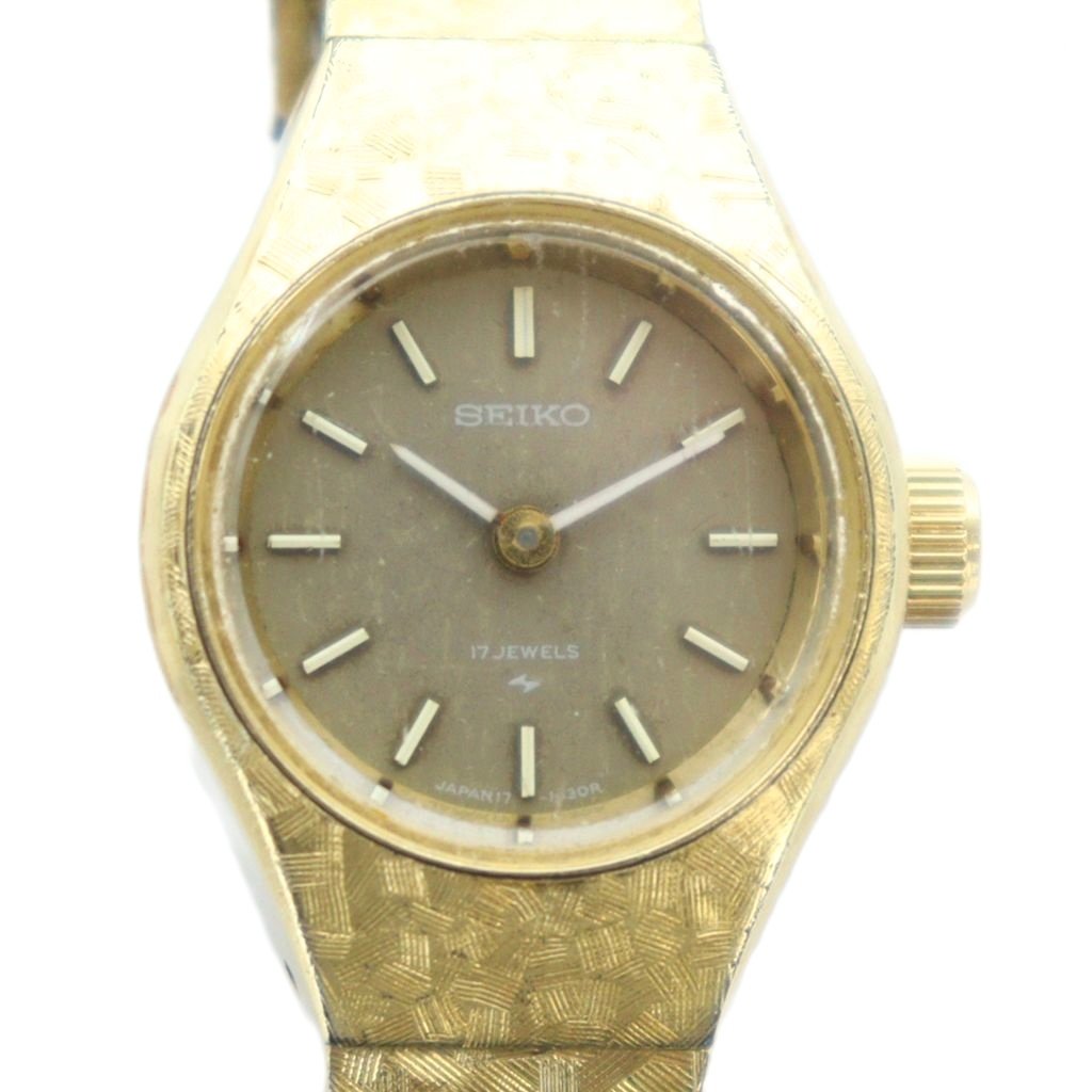 SEIKO  17JEWElS 腕時計 値下げ】SEIKO 17jewels 17石 手巻時計 腕時計 レディース 青