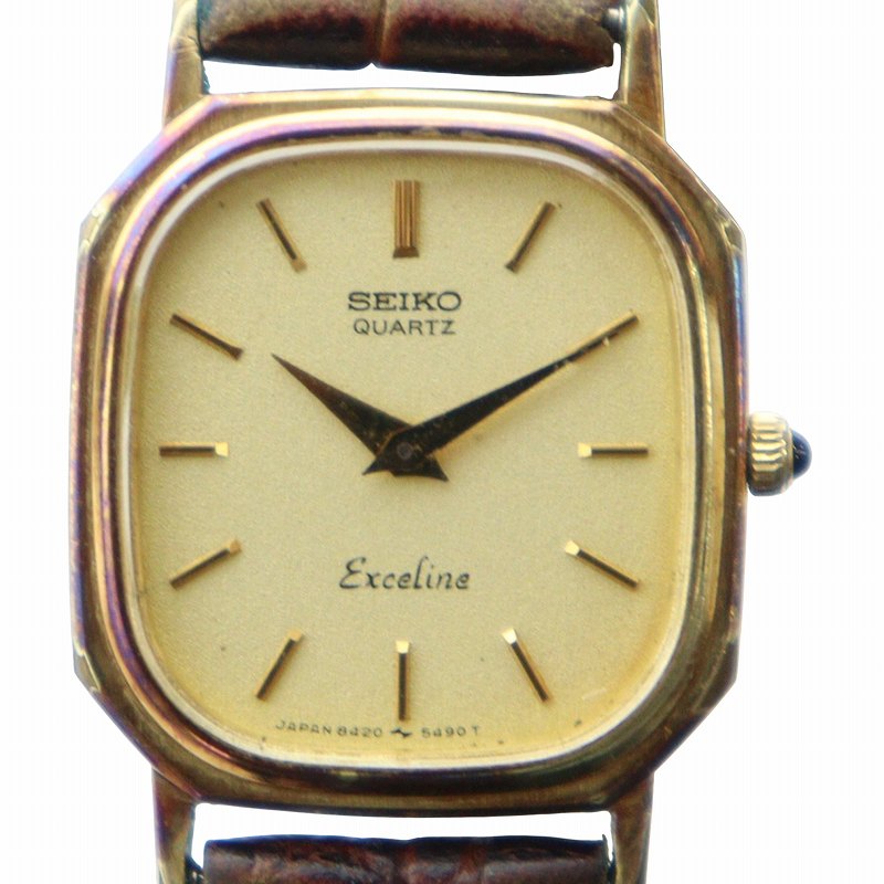 楽天市場】【中古】SEIKO セイコー エクセリーヌ 8420-5410 クォーツ