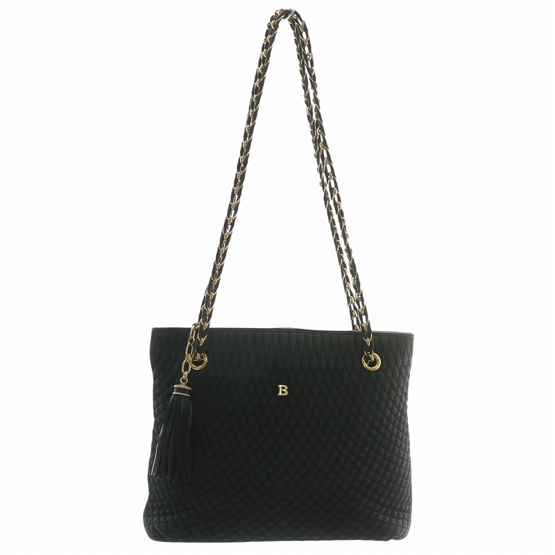 楽天市場】バリー BALLY チェーン トートバッグ ショルダーバッグ 黒