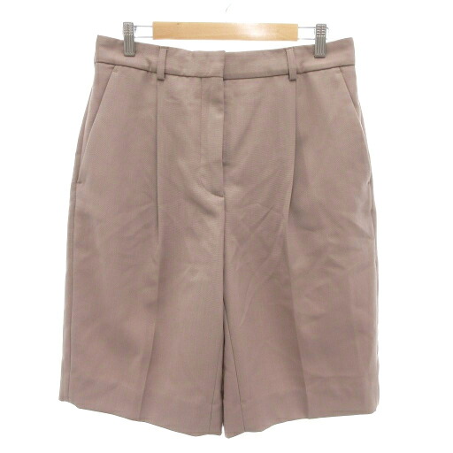 【中古】未使用品 アクネ ストゥディオズ Acne Studios タック ショーツ ショートパンツ ハーフパンツ 40 茶 ブラウン /UO ■GY19 レディース 【ベクトル 古着】 251001
