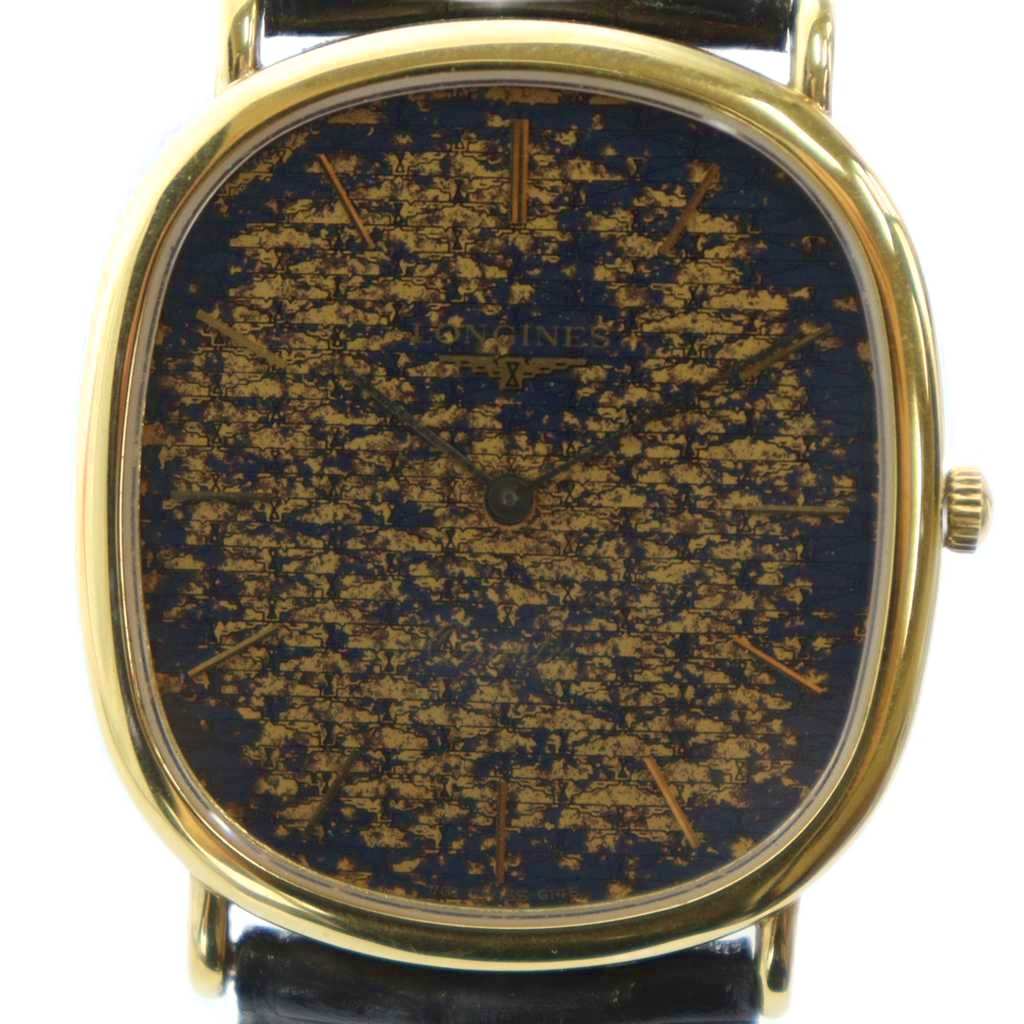 楽天市場】【ウォッチ】LONGINES ロンジン ゴールド文字盤 GP 革ベルト