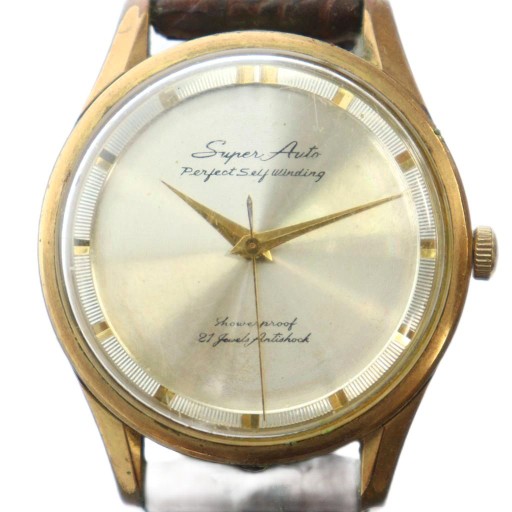 【中古】オリエント ORIENT Super Auto Perfect Self Winding F92050 スーパーオート パーフェクトセルフワインディング 腕時計 ヴィンテージ アンティーク ウォッチ 21石 自動巻き ラウンド ゴールドカラー 金色 /MQ メンズ 【ベクトル 古着】 251010