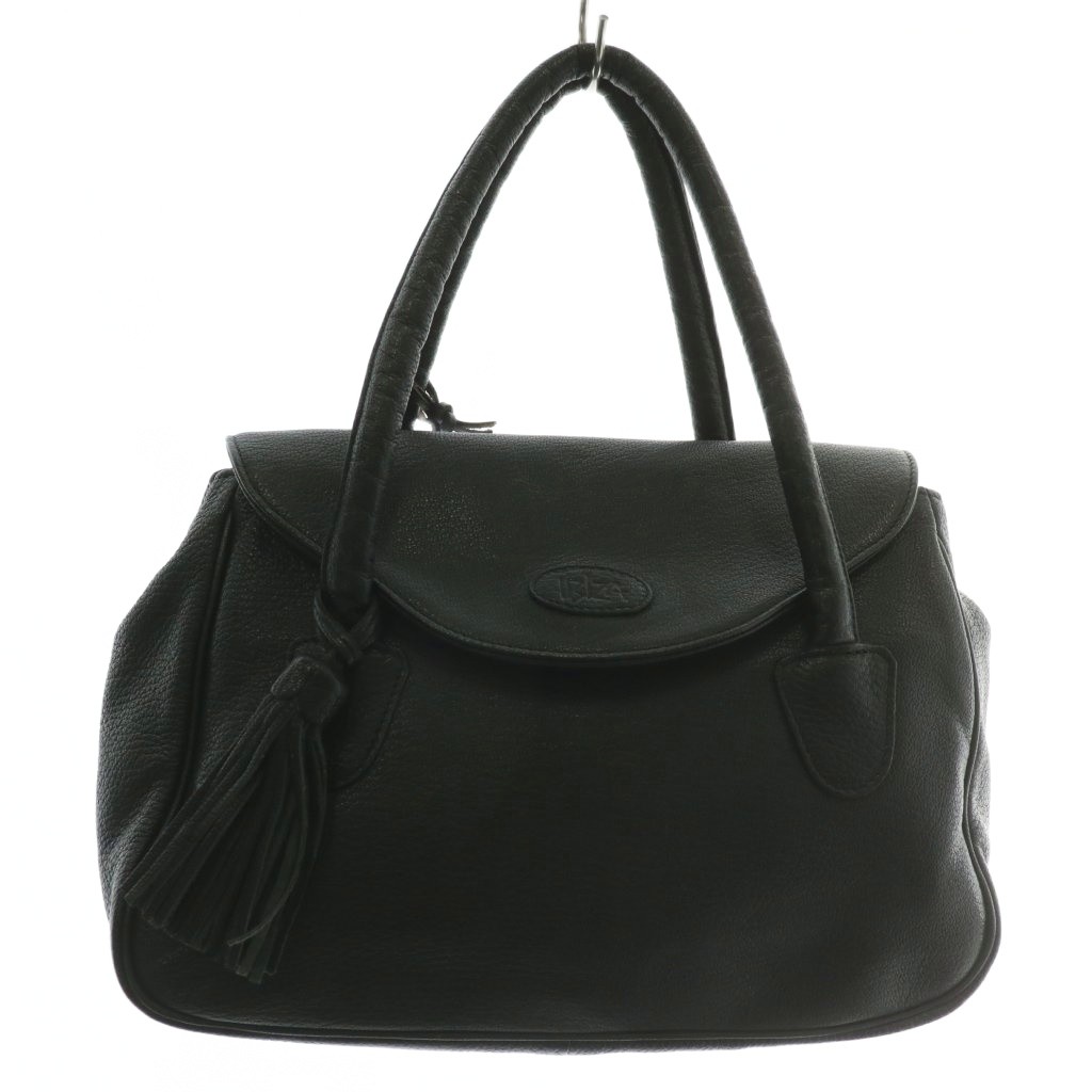 IBIZA イビザ 美しい腑並び マットクロコレザー 34センチ ハンドバック