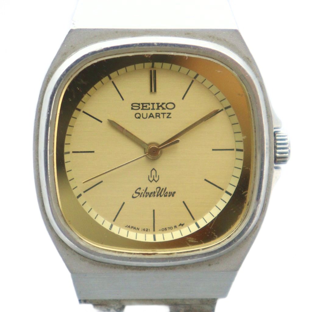 楽天市場】SEIKO（セイコー）バングルウォッチ 白文字盤 SS/QZ 1E20